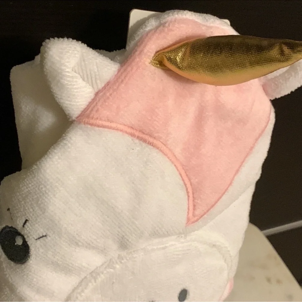 Cloud Island Unicorn Hooded Bath Towel